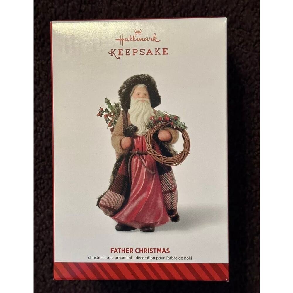 2014 Father Christmas Hallmark Keepsake Ornament 11th in Series  Santa Claus NEW